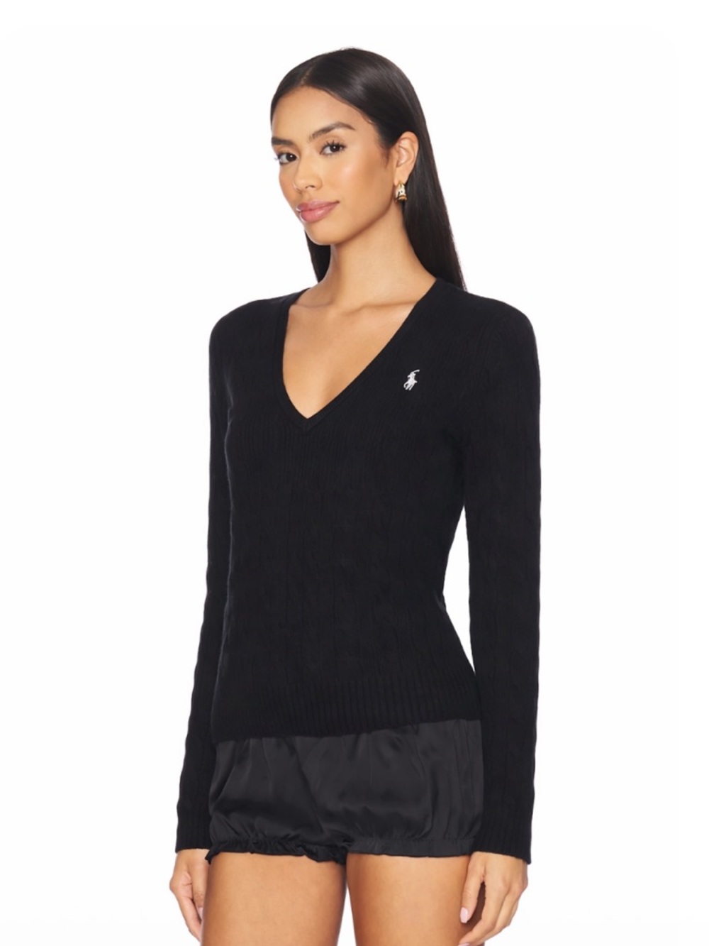 Polo Ralph Lauren Cotton Thermal Long sleeve black size Large‎